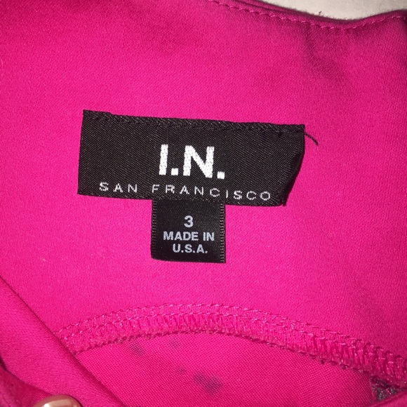 90s Vintage bright pink dress with pockets 0 - Picture 5 of 8